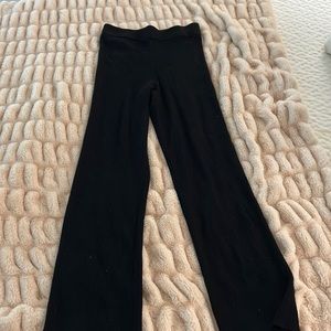 90’s straight leg ribbed sweater pants
